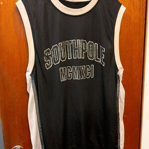 South Pole Black and White Men's Jersey
